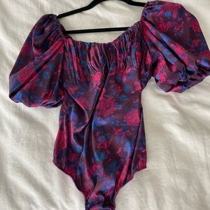 Gorgeous satin For Love and Lemons top